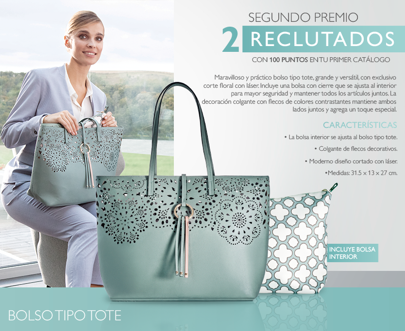 Bolsa tipo best sale tote oriflame